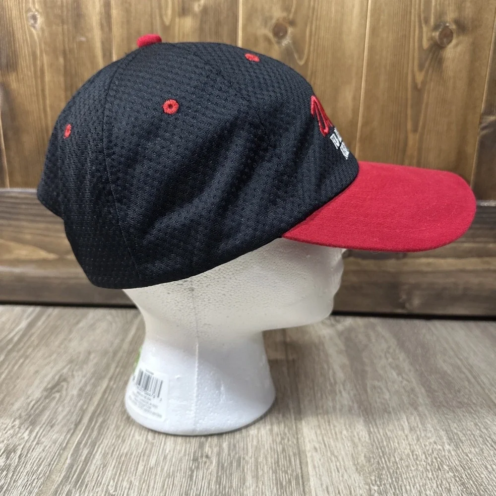 VTG NWOT RARE D.A.R.E. Classic mesh black red SnapBack hat Breathable 80 90s 00s